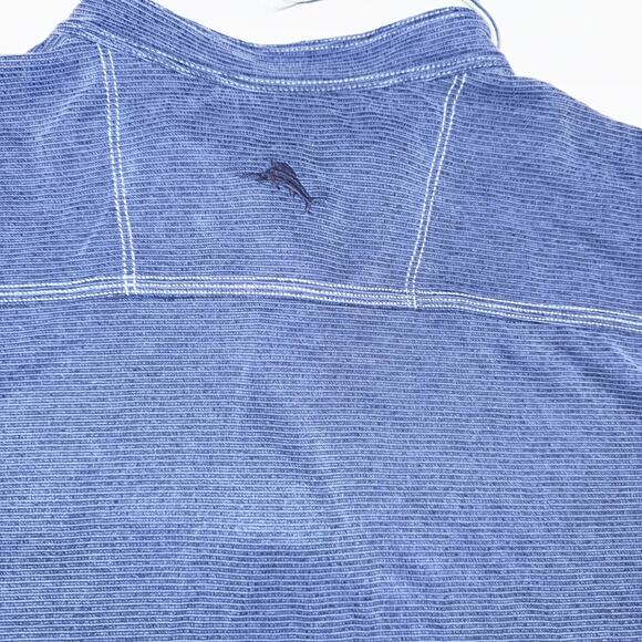 Tommy Bahama Yale University Polo Shirt Men XXL 2XL Embroidered Blue - Picture 8 of 8